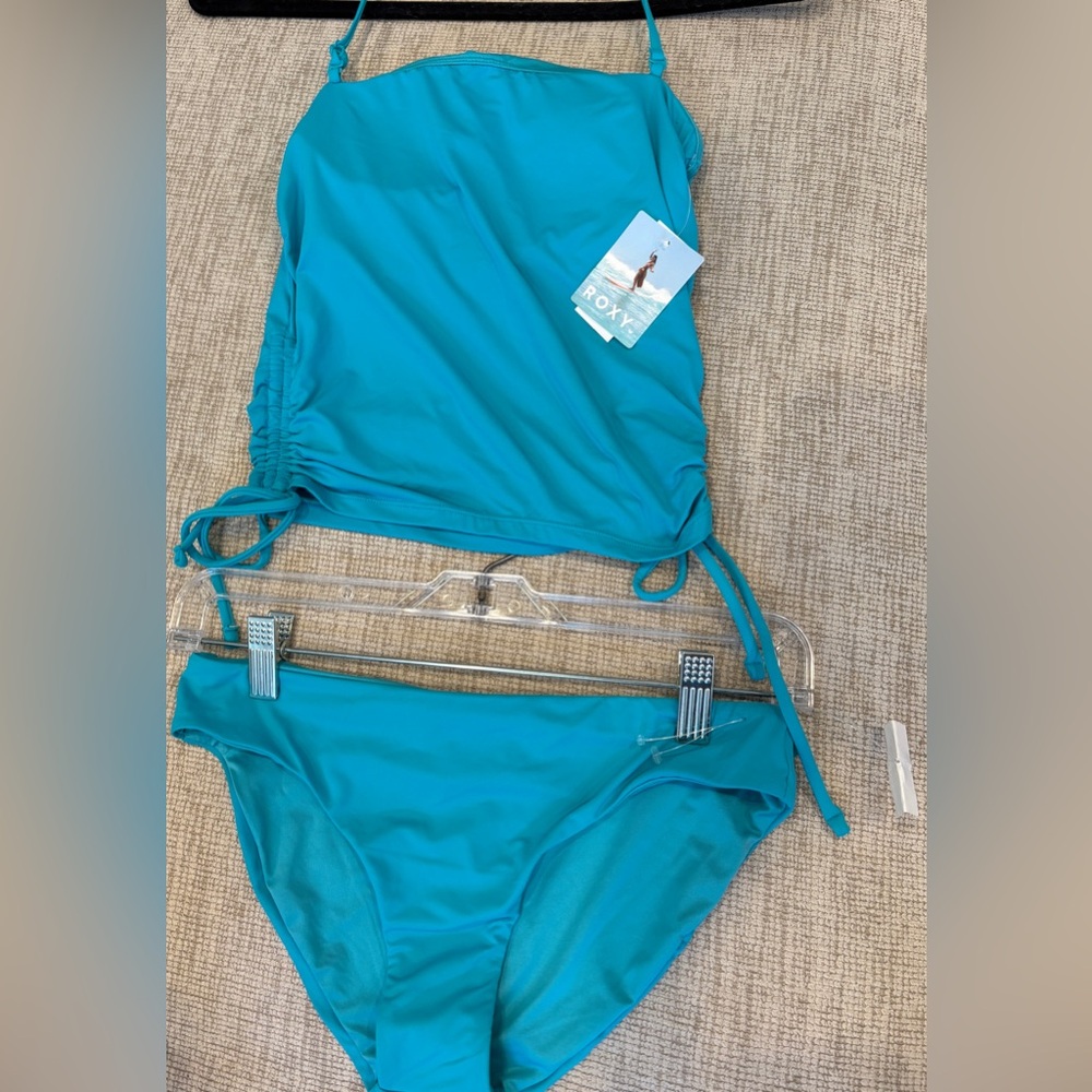 Roxy Turquoise Two-Piece Swimsuit
